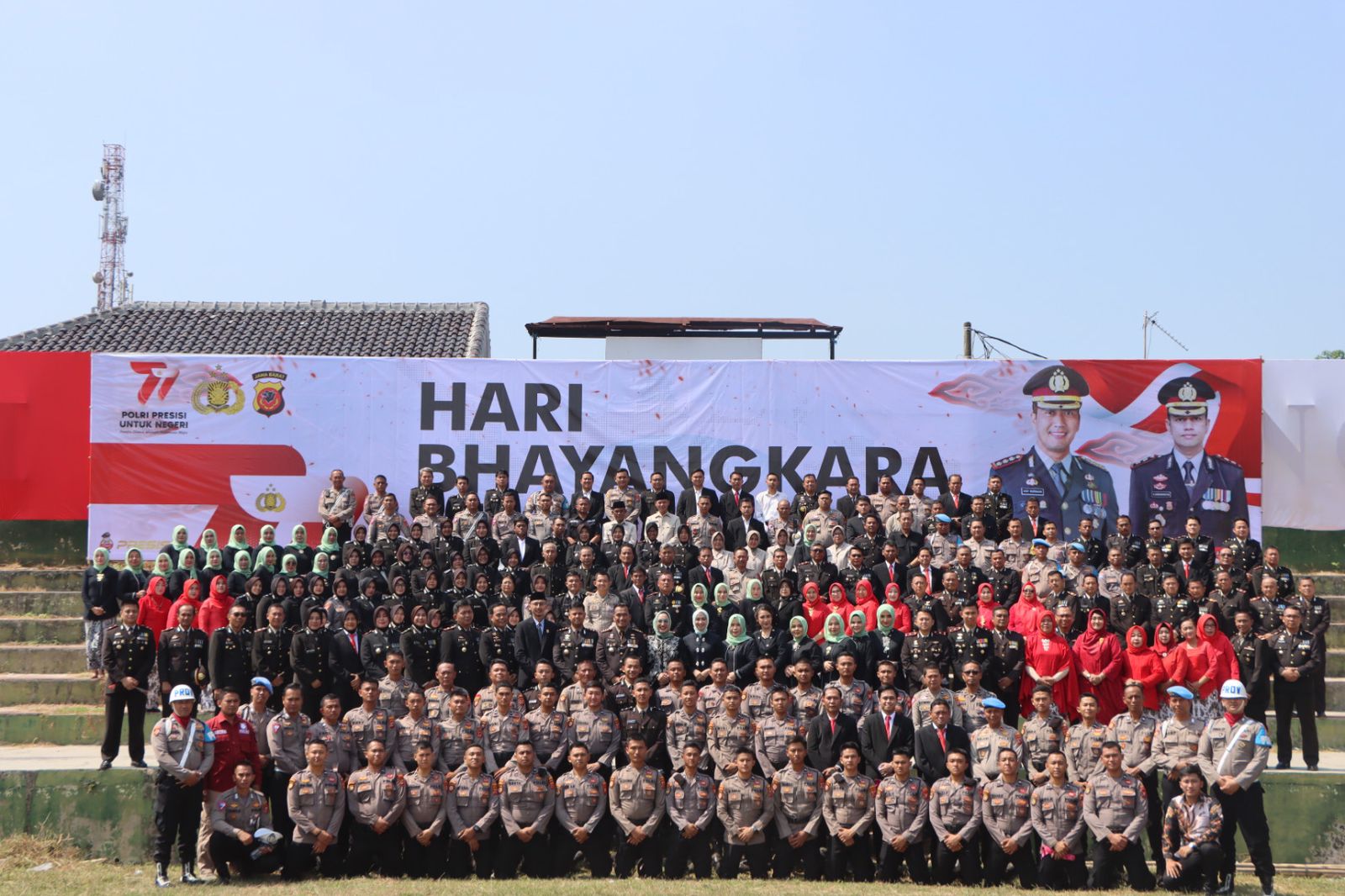HUT Bhayangkara ke 77 Polresta Cirebon