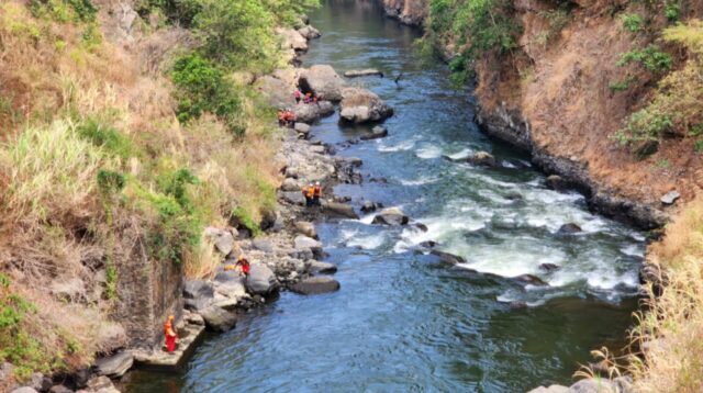 Pencarian korban tenggelam di Sungai Cimanuk Majalengka
