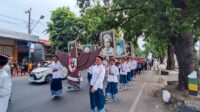 Kirab HSN 2023 di Kabupaten Cirebon Diikuti oleh Ribuan Santri