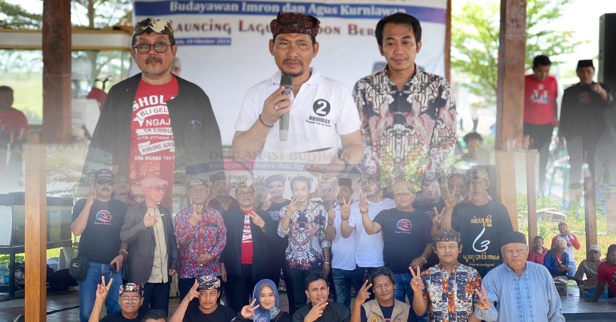 deklarasi dukungan komunitas seni dan budaya Cirebon, BUDIMAN (Budayawan Imron Agus Kurniawan)