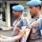Kapolres Cirebon Kota mencoret foto anggota Polres Ciko yang di PTDH karena kasus Narkoba