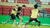 Pemain Persijap saat berlatih (Foto : Persijap)
